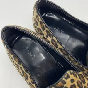 Aldo | Shoes | Aldo Leopard Print Fur Slip On Loafers Mens 9  display picture 1